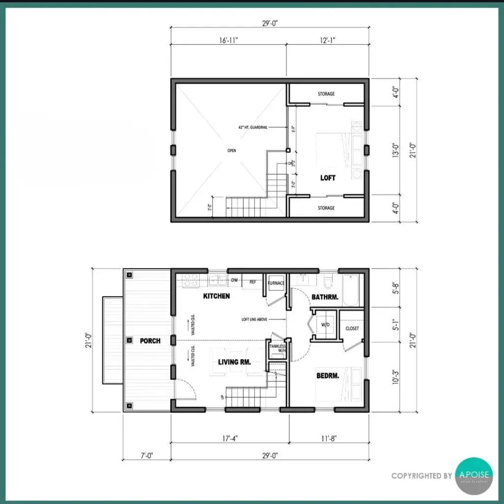 Cross-Key Guest House Floorplan
