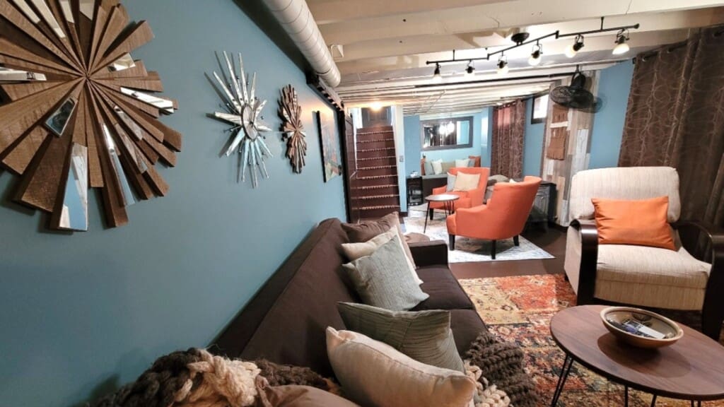 basement full view airbnb