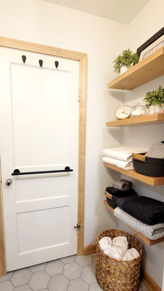 bathroom shelves 2 airbnb