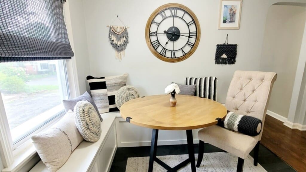 kitchen bench airbnb